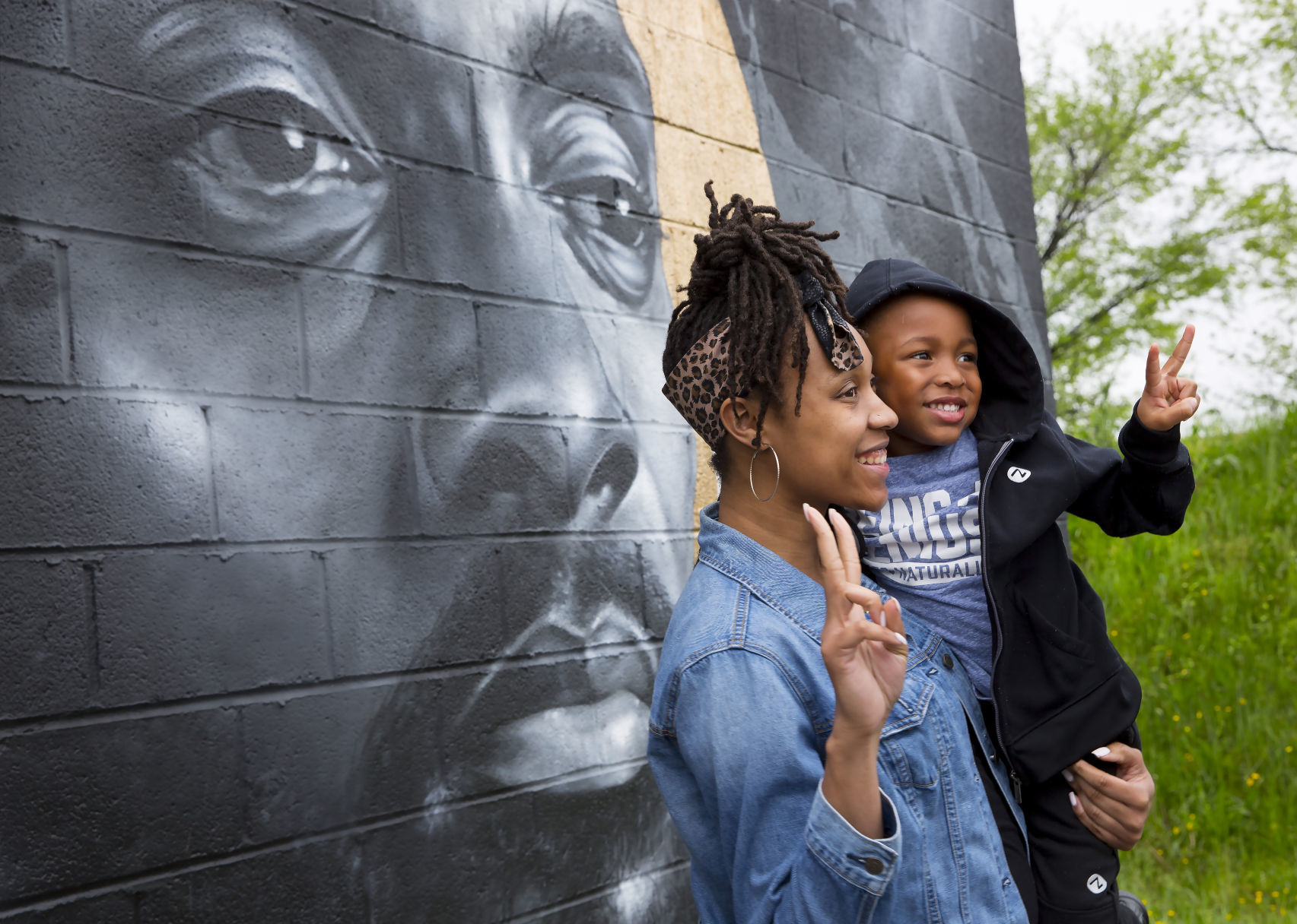 Nipsey Hussle mural in Greensboro